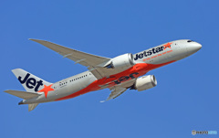✈Jetstar B787-8 VH-VKJ ☮飛び立ち　