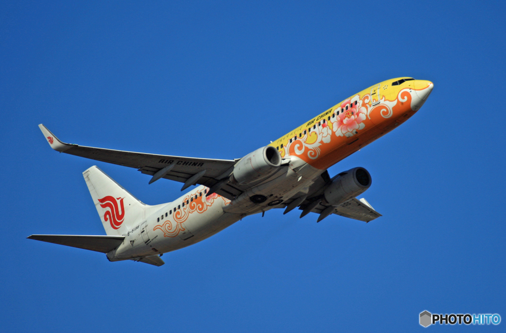 離陸　Air China 737-800 B-5198