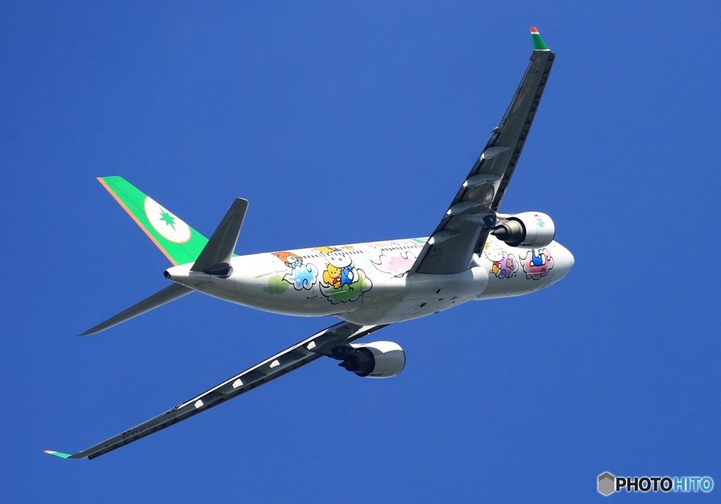 EVA A330-200  出発　 