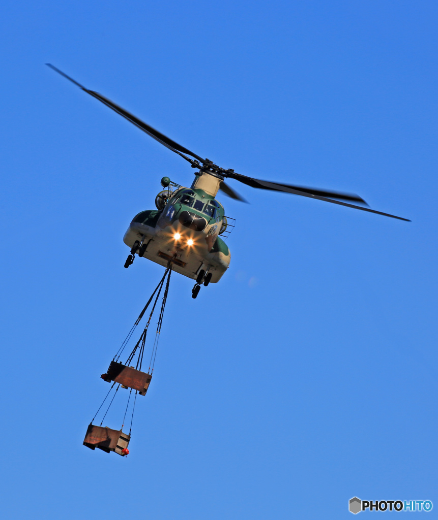 ☮休憩ﾀｲﾑ（342）Iruma ..CH-47J...ピカー