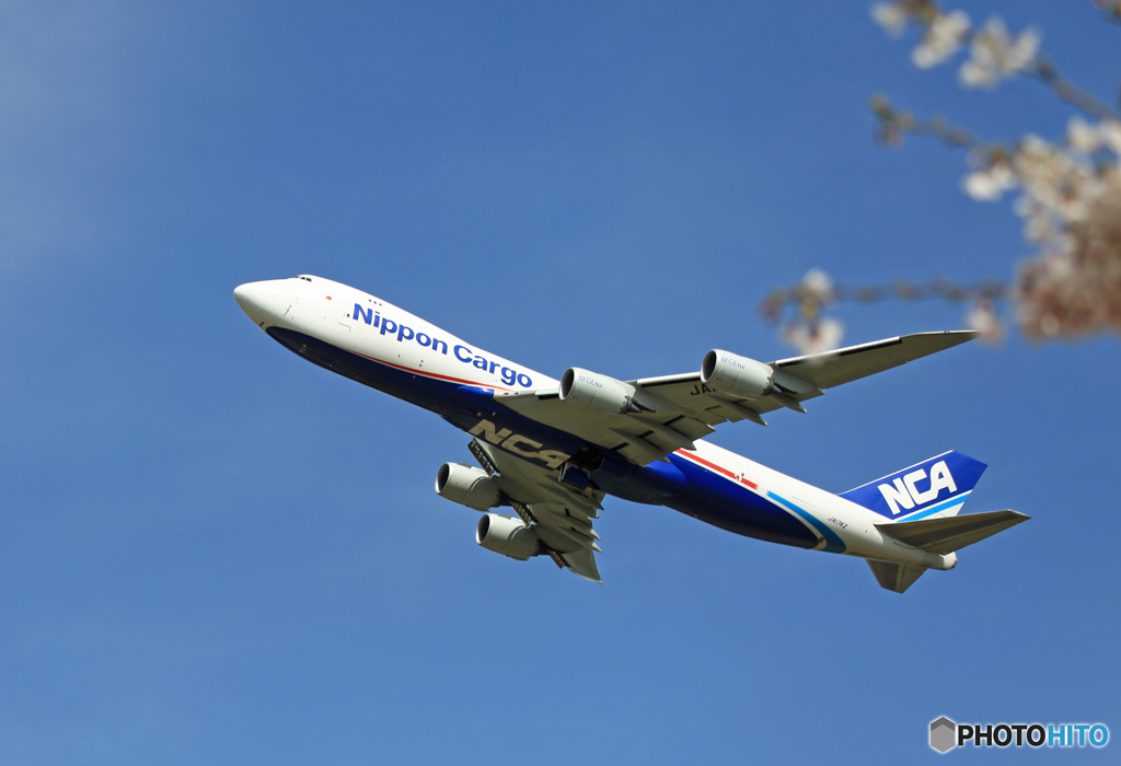 「空色」 NCA 747-8KZF JA17KZ 飛行