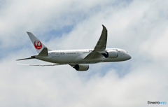 飛び立ち JAL 787-8 JA836J