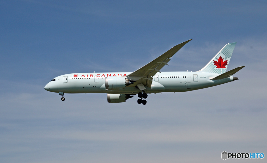着陸 Air Canada 787-8 C-GHPX