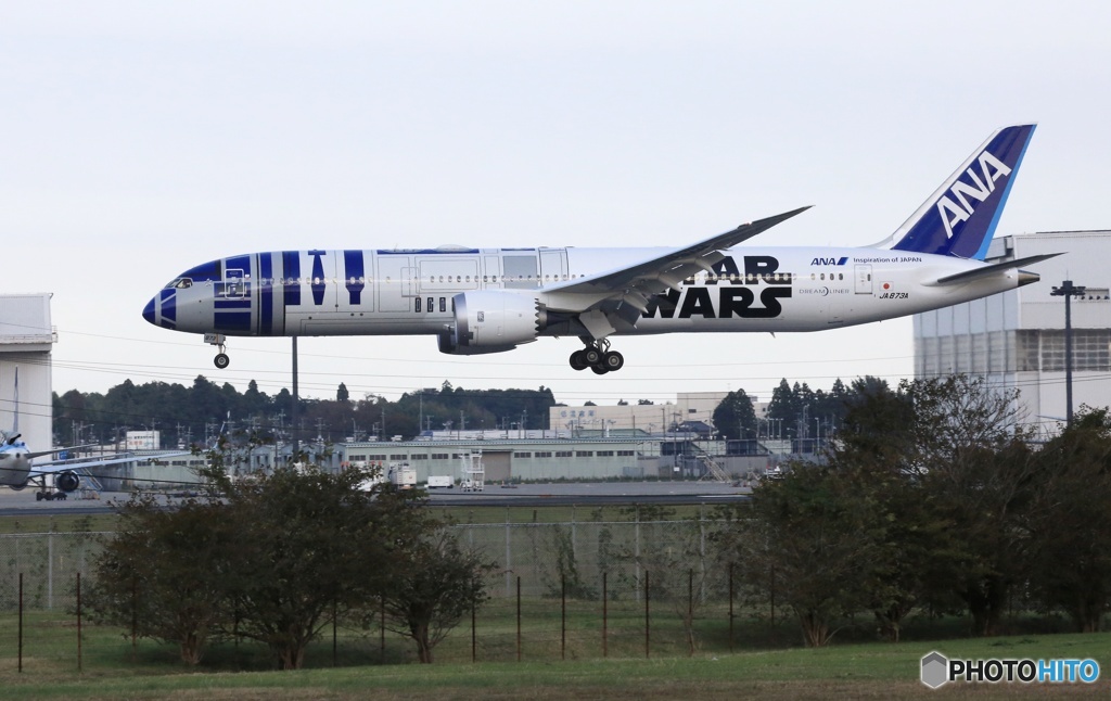 ☮ANA [R2-D2 Jet] STAR WARS B787-9 JA873A