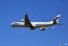 出発　FINNAIR A340-313