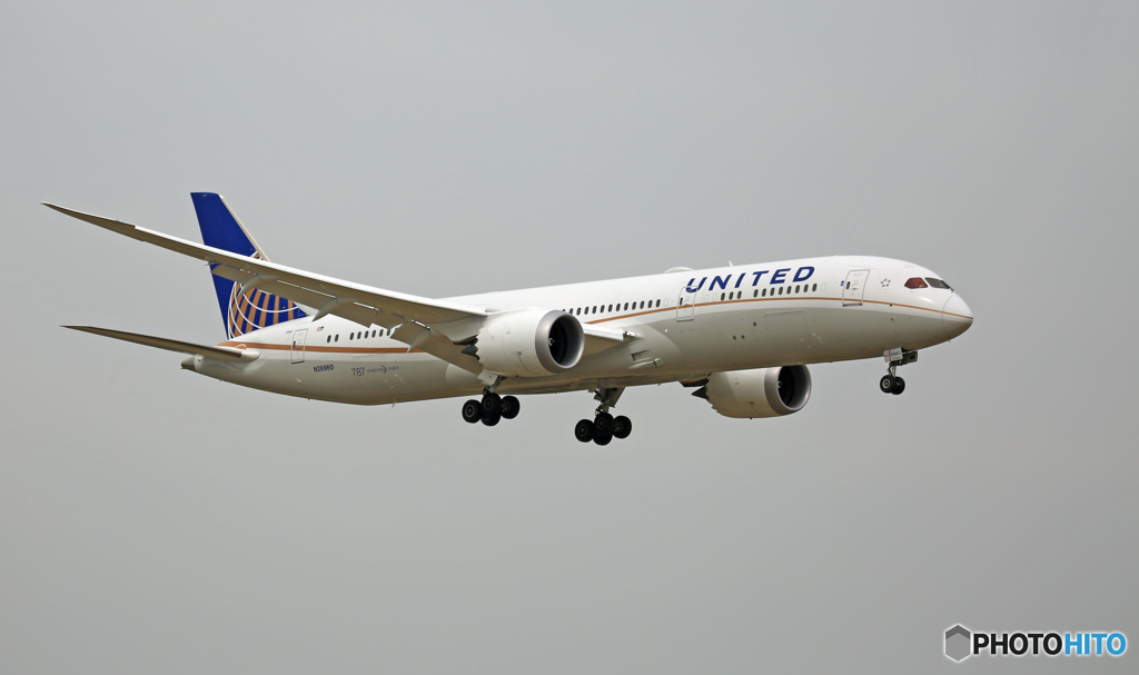 UNITED 787-9 N26960 着陸 