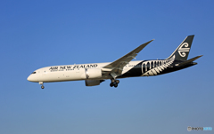 Air New Zealand B787-9 ZK-NZC 着陸 