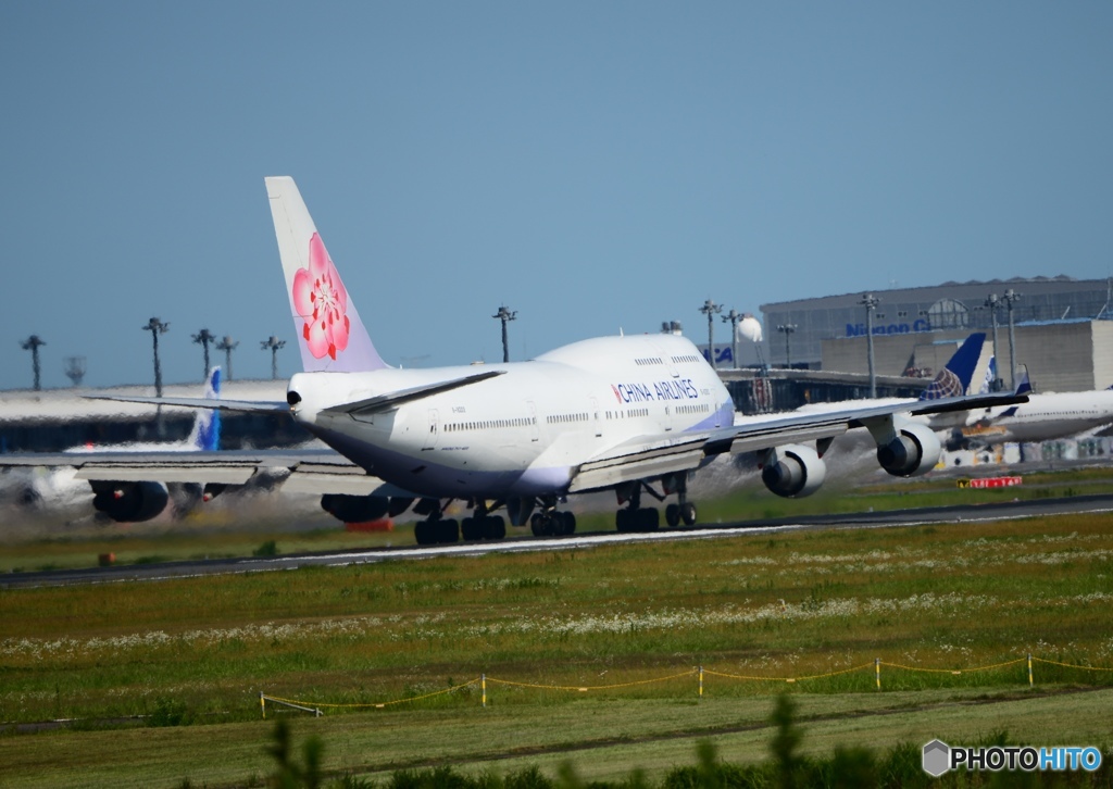 出発　China 747-400