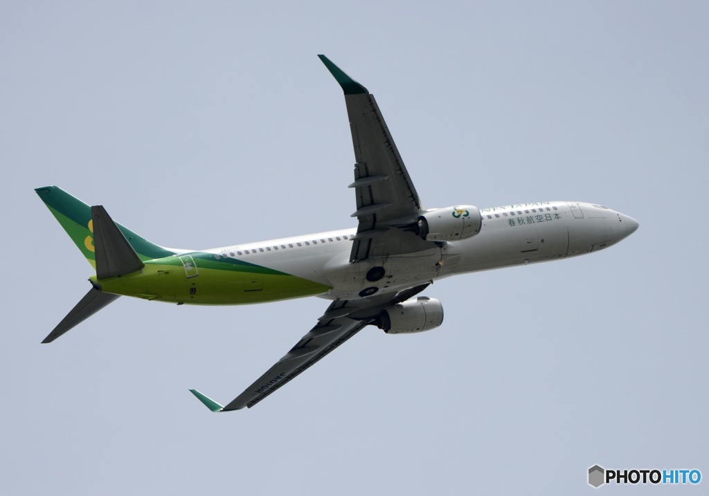 離陸　春秋 737-800