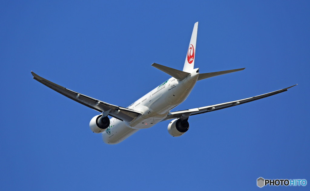 JAL 777-346 JA734J 離陸　