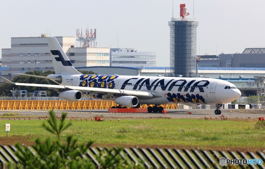 FINNAIR A340-313 離陸