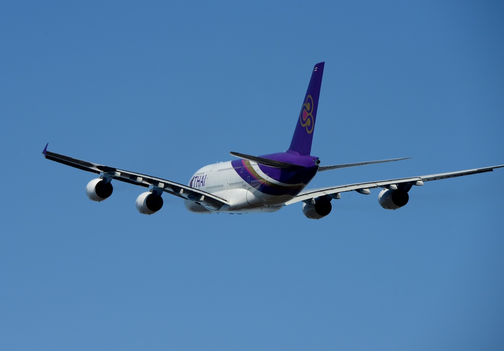 THAI A380-841 離陸