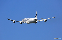 出発　FINNAIR A340-313 OH-LQC 