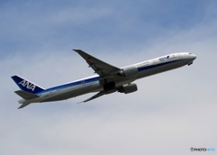 飛行　ANA 777-300