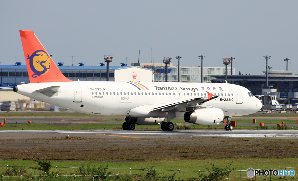 離陸 Trans Asia A320-232 B-22310