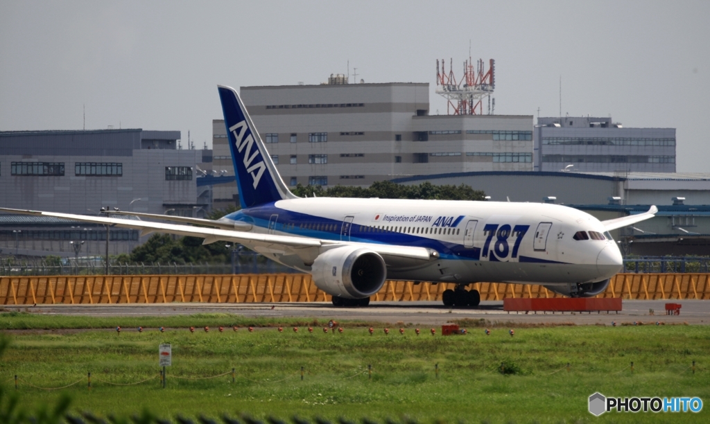 ANA 787-8 出発　