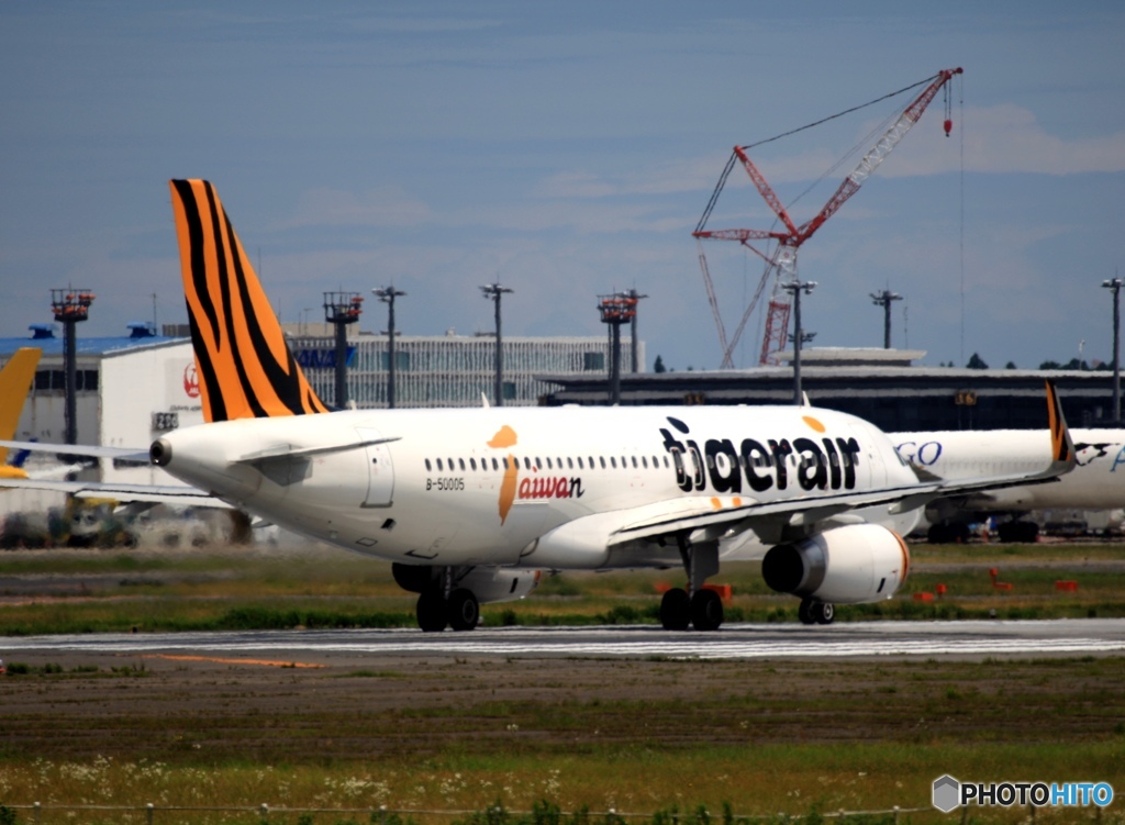 離陸　tigerair A320-232 