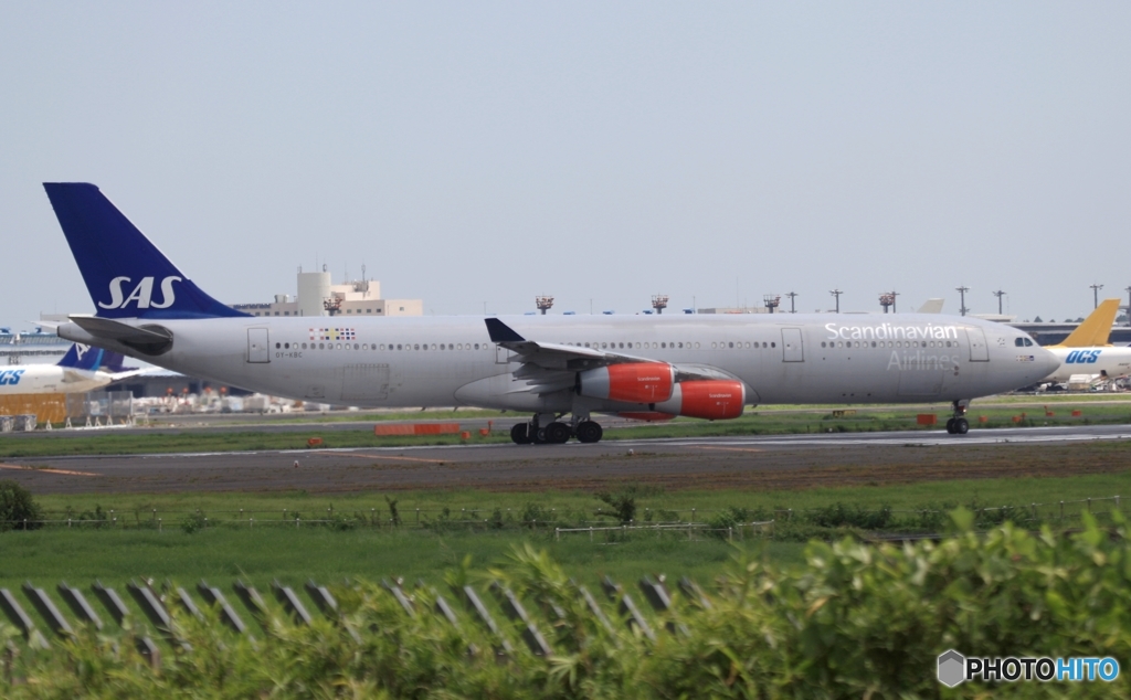 SAS A340-313 離陸