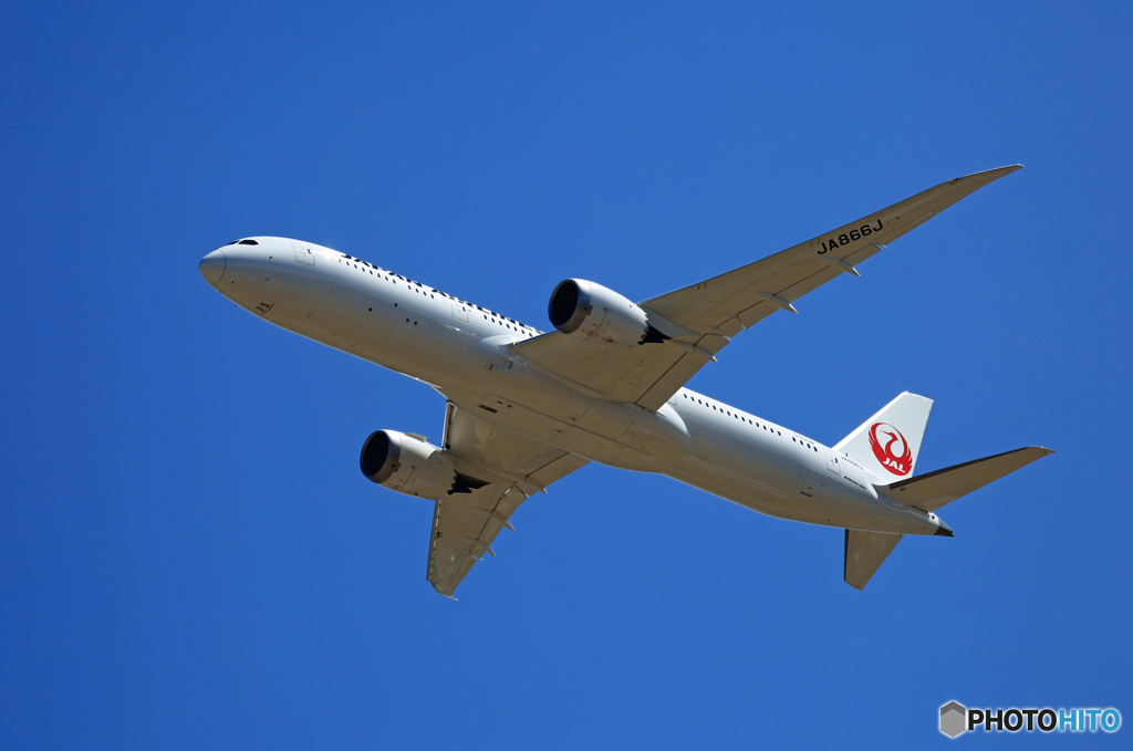 　「すかい」 JAL 787-9 JA866J飛び立ち 