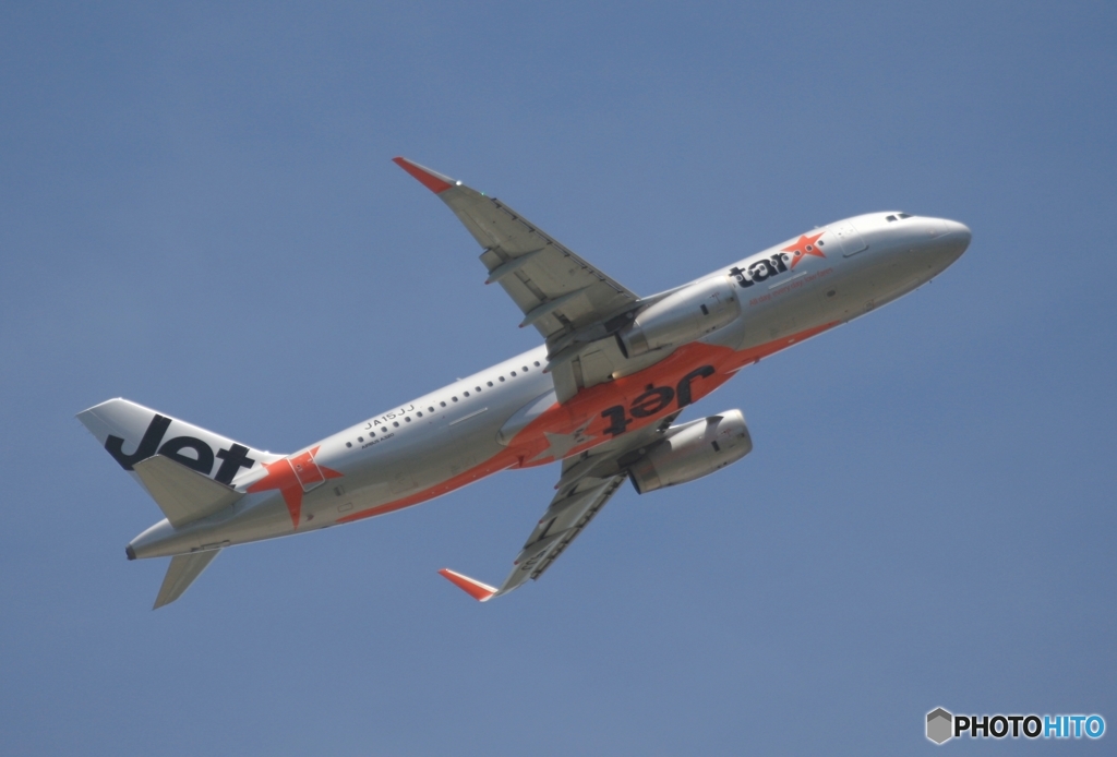 Jetstar A320-232 飛び立ち　