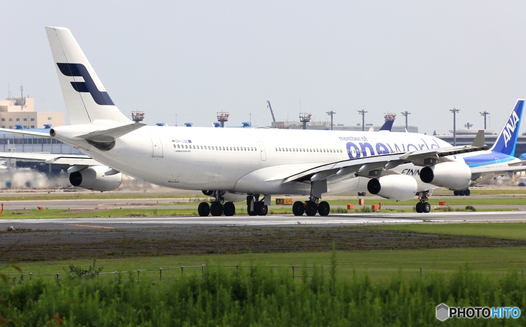 出発　FINNAIR A340-313