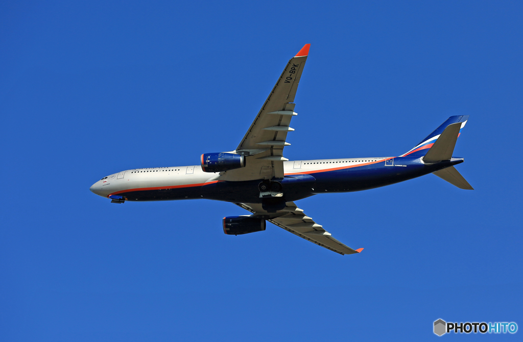 ☀AEROFLOT A330-343 VP-BPK出発 