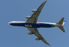 離陸(317) 貨物機でもジャンボが良いですね(747-8)