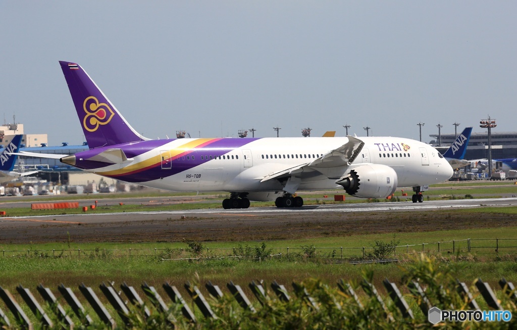 離陸  THAI 787-8