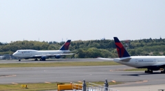 DELTA 747 中々上がりません！