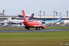 ☮Aurora航空SAT B737-5L9  RA-73013✈Takeoff