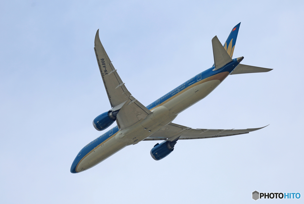 「SKY」 vietnam 787-9 VN-A866飛行