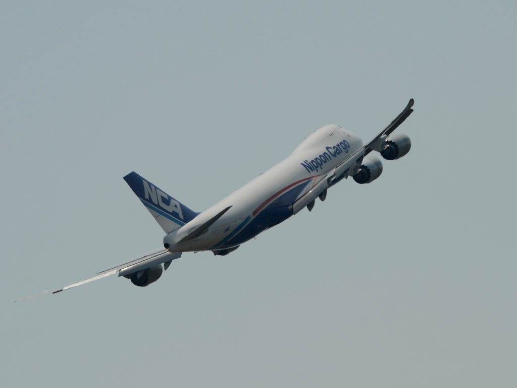 NCA 747-8F 離陸
