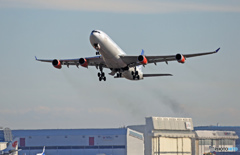 出発 SAS A340-313 OY-KBD