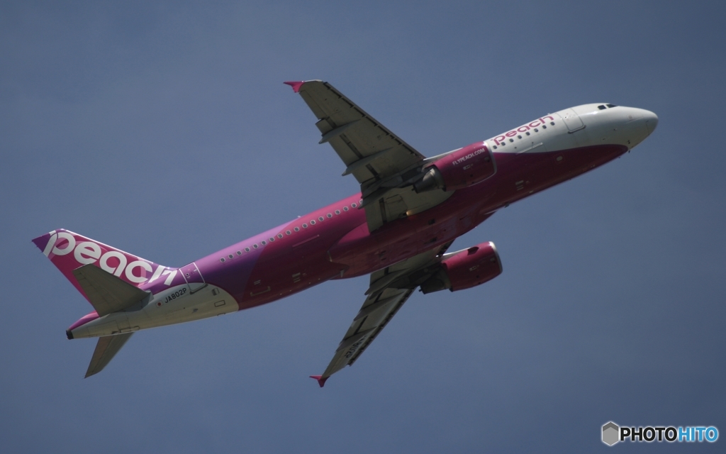 出発　peach A320-200