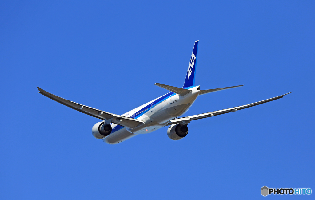 ANA 777-381 JA779A 離陸　