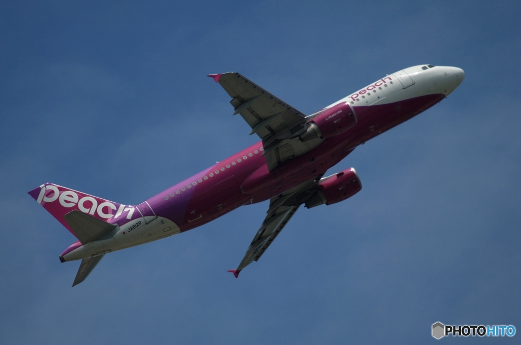 peach A320-200 飛行　