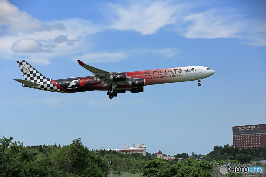 ETIHAD Airways [F1]A340-642 A6-EHJ