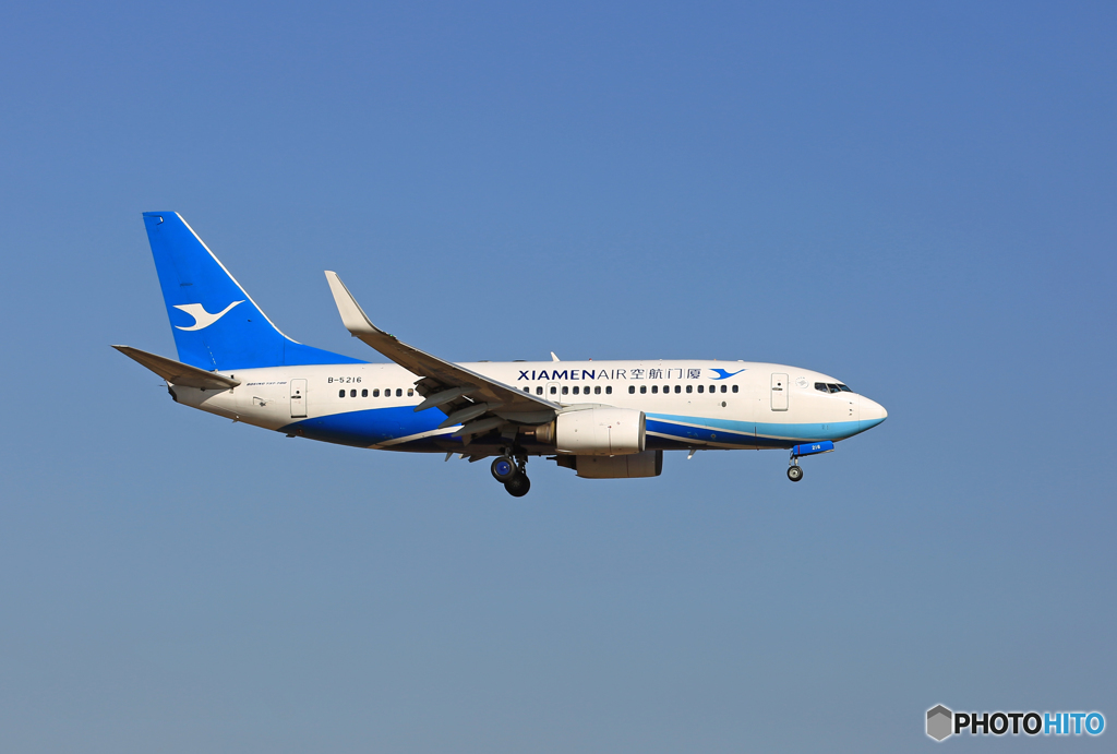 「青い空」が一番 厦門 737-75C B-5216