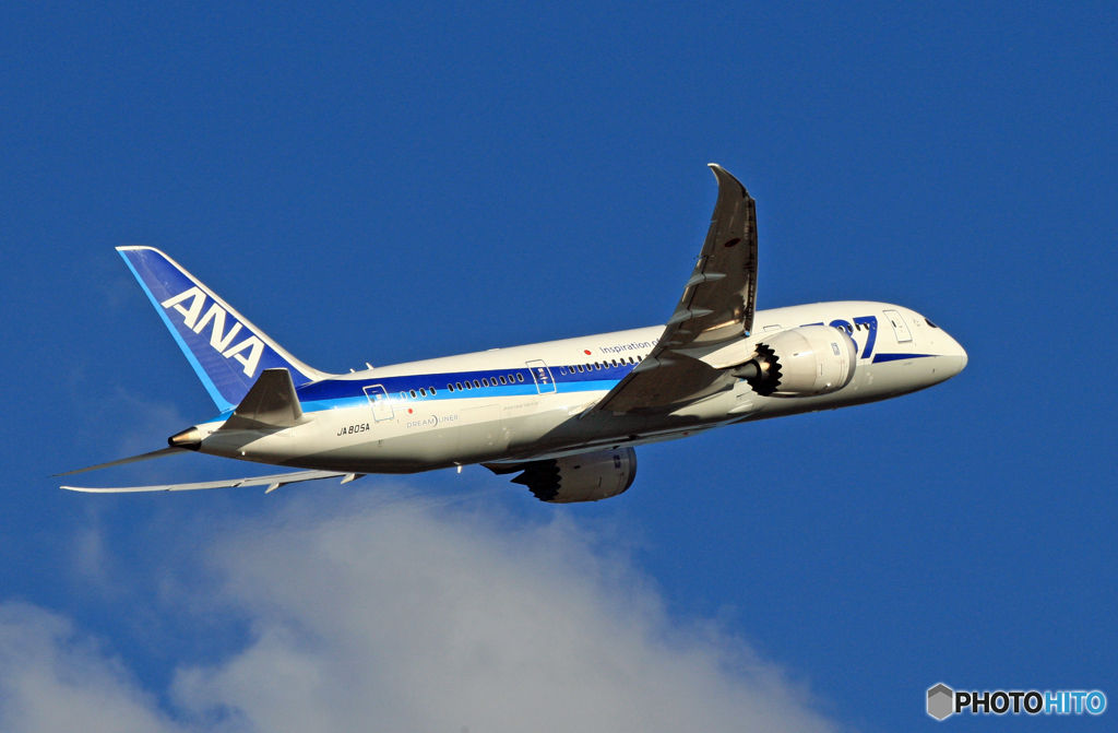 出発 ANA 787-8 JA805A