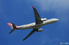 離陸　Trans Asia A330-343 B-22103