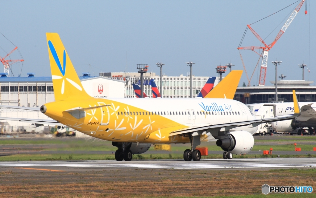 Vanilla A320-216 離陸