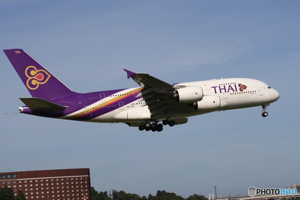 到着　THAI A380-841