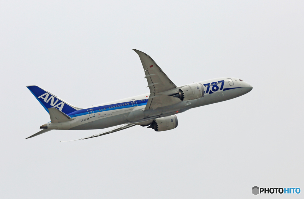 ANA 787-8 JA805A 出発 