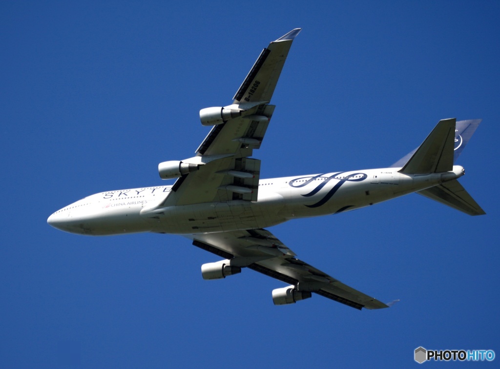 離陸　China 747-400
