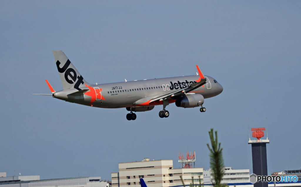 着陸 Jetstar A320-232 JA17JJ