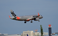 着陸 Jetstar A320-232 JA17JJ