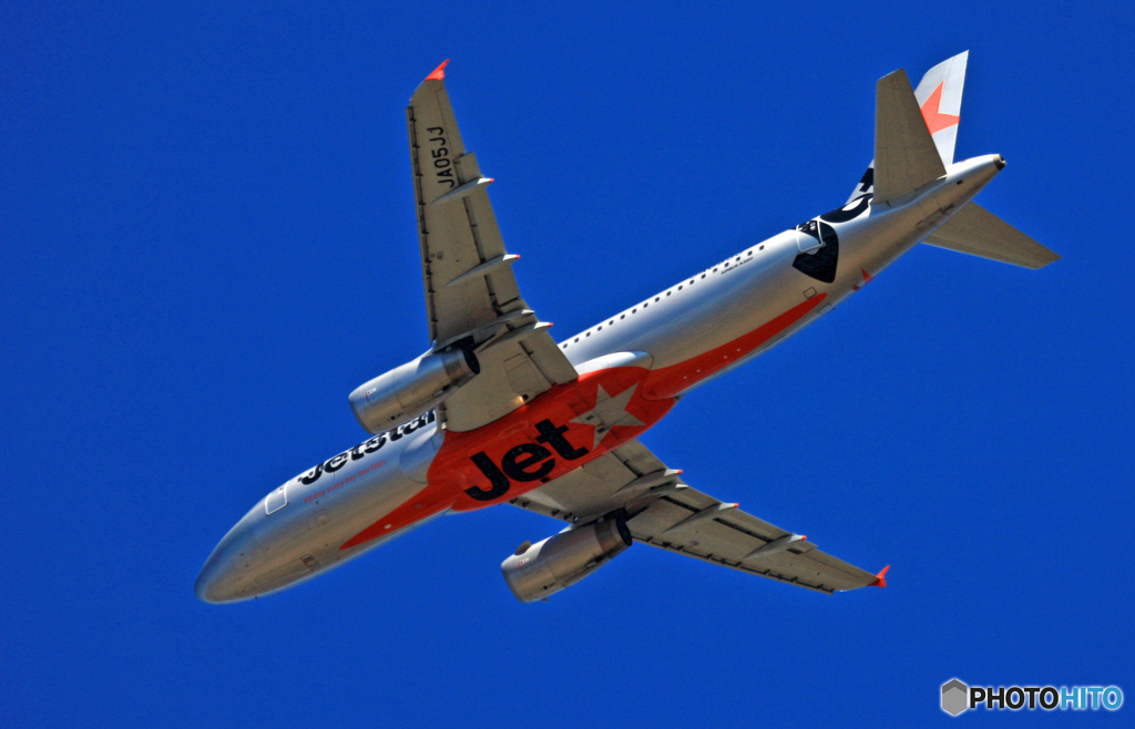 離陸 JETSTAR A320-232 JA05JJ