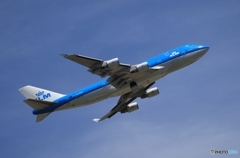 KLM  ７４７ジャンボ    出発　