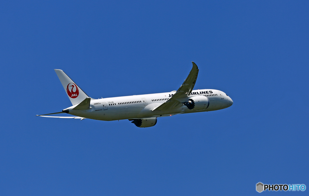離陸 JAL 787-9 JA863J