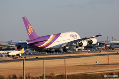☀到着  THAI A380-841 HS-TUF⑥番機